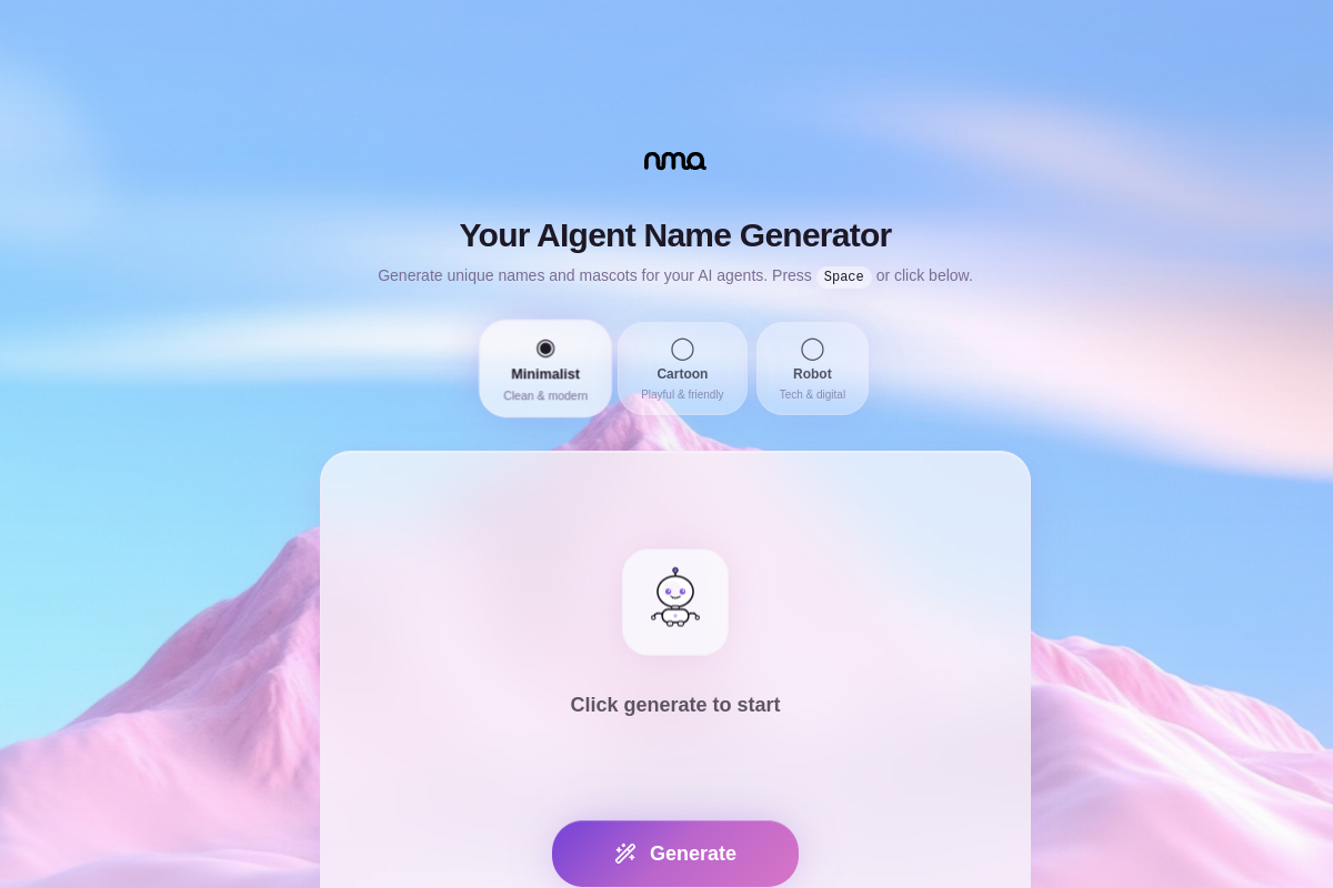 Namemyagent preview