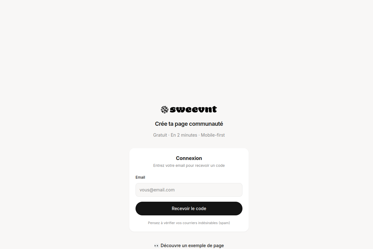 Sweevnt preview